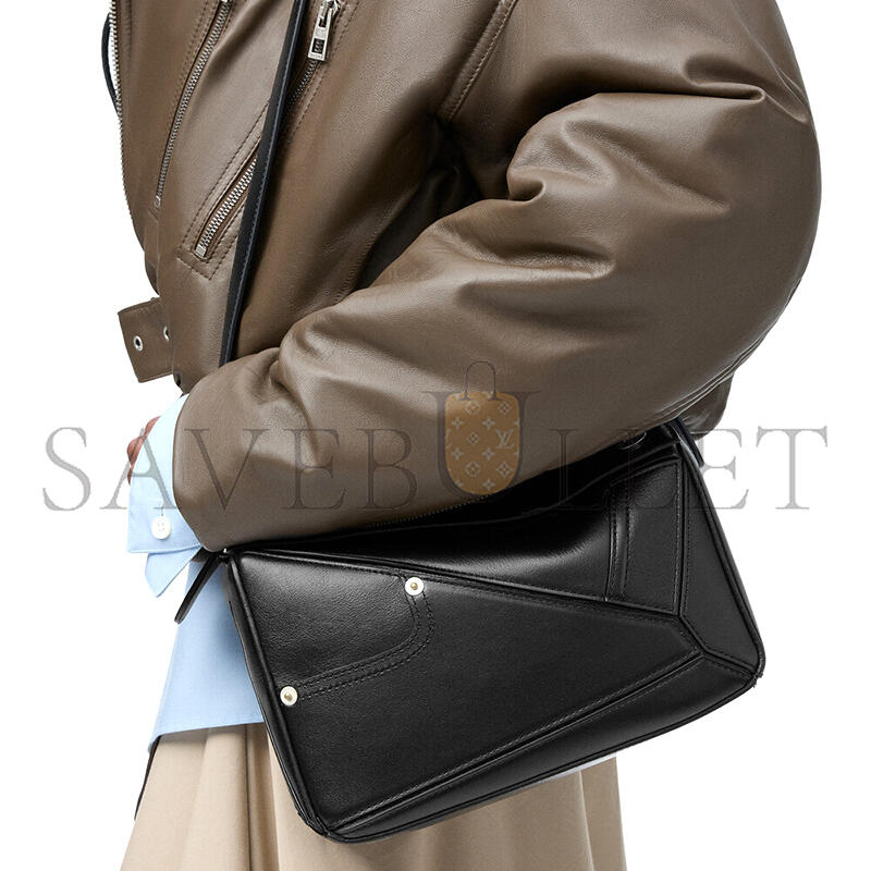 L0ew* panta small puzzle bag in shiny calfskin a510s21xcq (24*16.5*10.5cm)